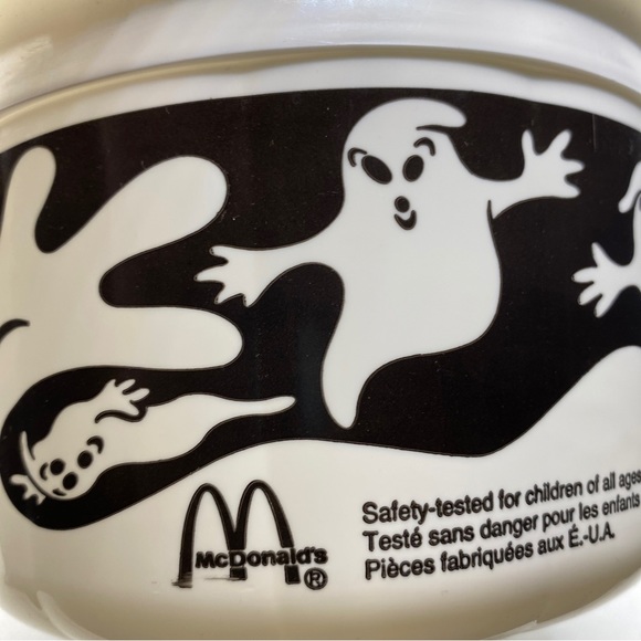 2 McDonald’s Halloween Happy Meal Trick or Treat Pumpkin Ghost Pails Vin… - Picture 15 of 16